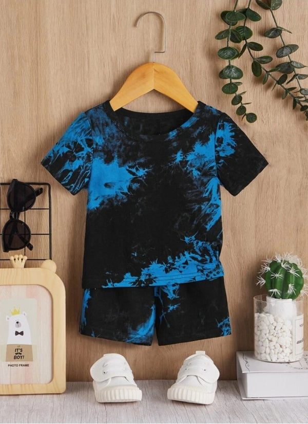 Batik Printed Clothing Co-ord Set For Boys