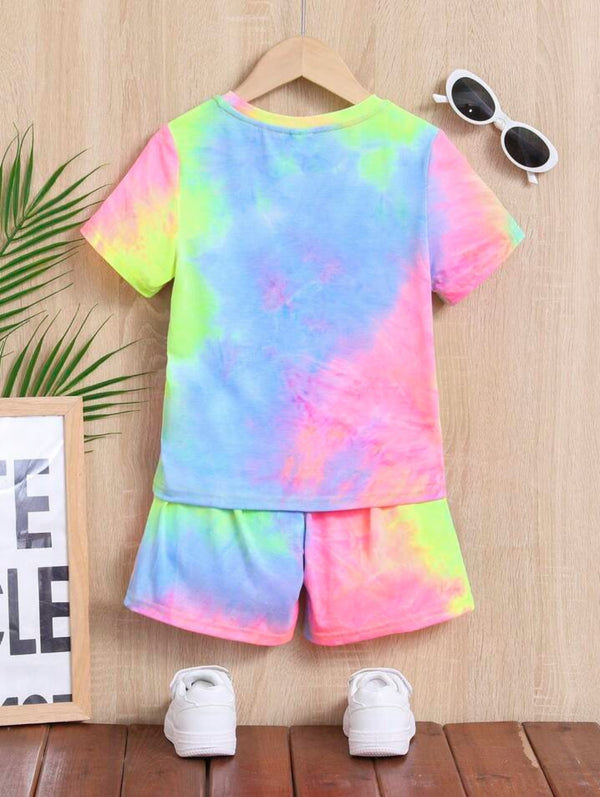 Tye n Dye Printed Clothing Co-ord Set For Boys