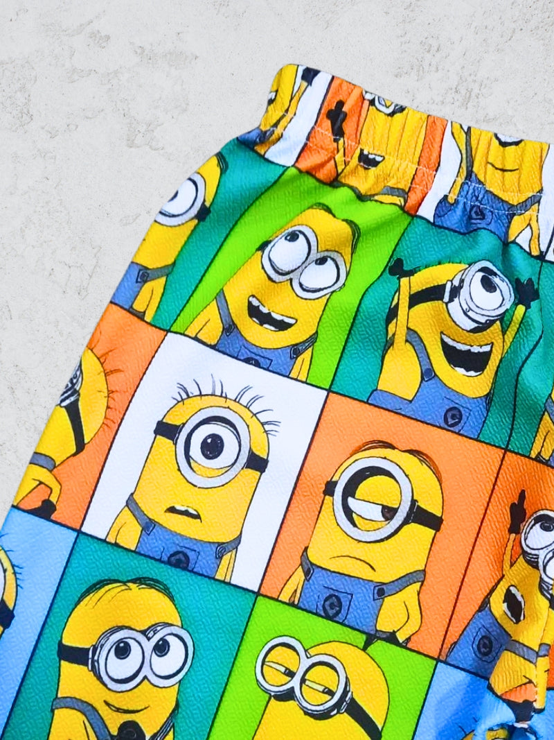 Minions Printed Clothing Co-ord Set For Boys